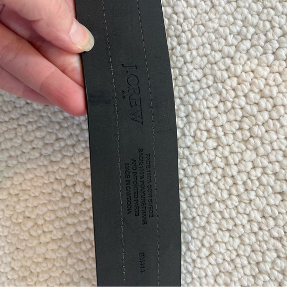 Size Sm Black suede belt - Picture 4 of 6